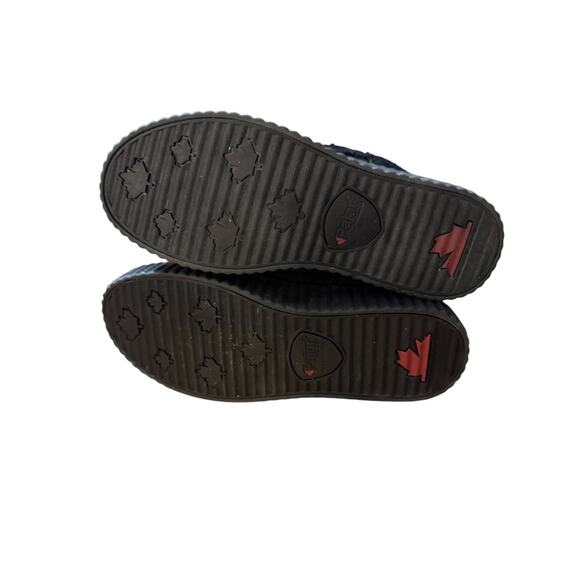 0158 Prajar Canada 8-8.5 US Sz Anet Short Echo Waterproof Suede Faux Fur Boots - Picture 4 of 4